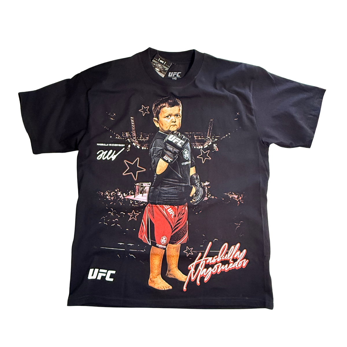 Hasbulla vs Everybody Tee – Black – 100% Cotton